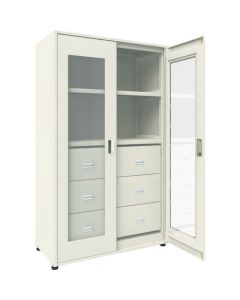 M3type Medium-Duty Boltless Closed Shelving(Weight Capacity:300kg per Shelf)