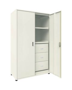 M3type Medium-Duty Boltless Closed Shelving(Weight Capacity:300kg per Shelf)