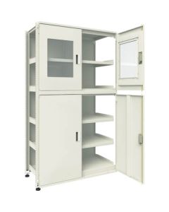 M3type Medium-Duty Boltless Closed Shelving(Weight Capacity:300kg per Shelf)