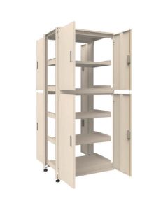 M3type Medium-Duty Boltless Closed Shelving(Weight Capacity:300kg per Shelf)