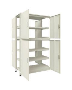 หน่วยแบบ M3 ชั้นวางน้ำหนักปานกลางแบบสองด้าน 4 ประตู การเชื่อมต่อ H2100XW1200