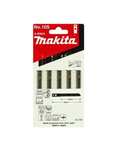 ใบเลื่อยจิกซอ NO.10S (5ใบ/1PAC) A-85824