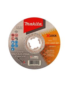 E-00418 แผ่นตัด 5"X1.2 มิล แดง (X-LOCK)