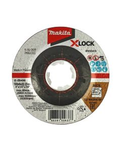 E-00496 แผ่นเจียร 4"X6 มิล แดง (X-LOCK)