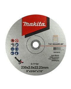 D-77182 แผ่นตัด 9"X2MM เหล็ก/SS-ECO-INOX