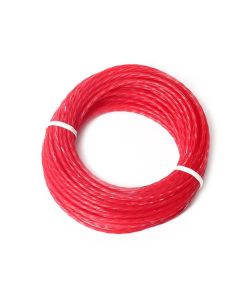 สายเอ็นตัดหญ้า สีแดง 2.7MMX 15M