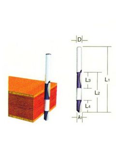 ดอกเราเตอร์DRILL PT DOUBLE FLUSH TRIM12E