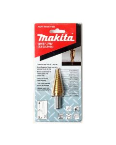 ดอก STEP DRILL 3/16" - 7/8" ร่องตรงTI-N