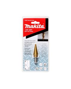 ดอก STEP DRILL 1/4" - 3/4" ร่องตรงTI-N