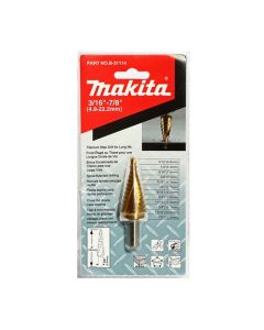 ดอก STEP DRILL 3/16"-7/8" ร่องเกลียวTI-N