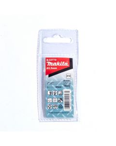 B-33772 ดอกสว่าน HSS-G 2หัว 2.5MM(10PCS)