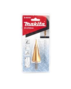 ดอก STEP DRILL 4-32 MM ร่องเกลียวTI-N