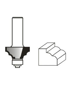 ดอกDOUBLE ROUNDOVER BIT 1-1/8" ก้าน 1/4"
