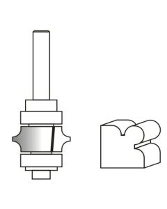 ดอกFULL BEAD BIT 1" ก้าน 1/4"