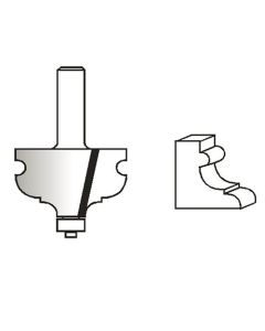 ดอกCOVE MOULDING BIT 1-3/4" ก้าน 1/2"