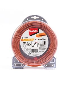 สายเอ็นตัดหญ้า 4 แฉก สีส้ม 2.4MMX 30M