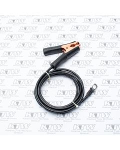 อะไหล่ CD50R สายไฟ+คีมดำ 6MM2*2M,100A