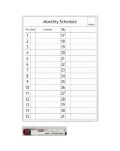 ใช้ตารางกำหนดการรายเดือน