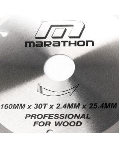 ใบเลื่อยวงเดือน 6” (160 MM) X 30T