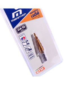 4-12 MM ดอกสว่านเจดีย์ STEP DRILL HSSทอง