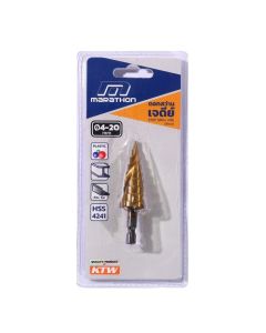 4-20 MM ดอกสว่านเจดีย์ STEP DRILL HSSทอง