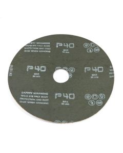 กระดาษทรายกลม 6"(150X22)#A40 ขัดโลหะ