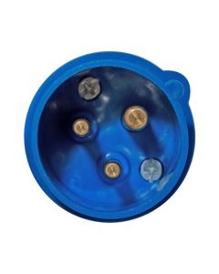 เพาเวอร์ปลั๊กตัวผู้ 16A - 220V (ปลอกยาง)