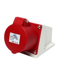 IP44 เพาเวอร์ปลั๊ก-เมียติดผนัง 16A3P+N+E