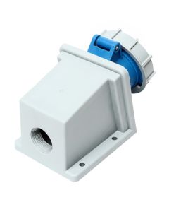 IP67 เพาเวอร์ปลั๊ก-เมียติดผนัง 16A 2P+E