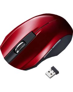 เมาส์ LED สีฟ้าไร้สายที่เงียบสงบ