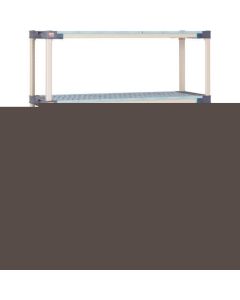 Metro Max 4 Grid Shelf & Polymer Post 605x540x1886 5Shelves 1อัน