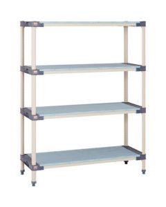 Metro Max 4 Solid Shelf & Polymer Post 1520x540x2191 5Shelves 1อัน