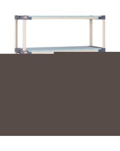 Metro Max 4 Solid Shelf & Polymer Post 756x620x1886 6Shelves 1อัน