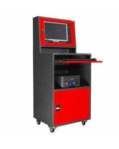 ตู้คอมพิวเตอร์เหล็ก 687 x 612 x 1689 Gray / Red