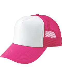 หมวกแก๊ป American ตาข่าย F สีชมพู