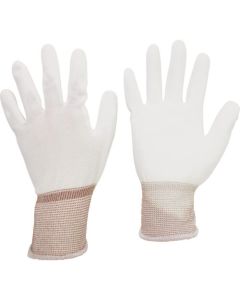 ถุงมือสำหรับตรวจสอบและประกอบ (เคลือบฝ่ามือ) MCG-700N SS 10 คู่