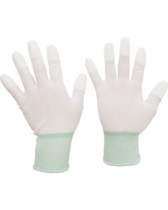 ถุงมือสำหรับตรวจสอบและประกอบ (เคลือบปลายนิ้ว) MCG-701N M 10 คู่