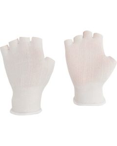 ถุงมือรุ่นฝุ่นต่ำ (แบบบาดนิ้ว) 10 คู่ S