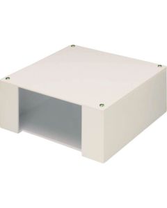 MK กล่องเสริมท่อลม bunki 130 x 60 ชนิดครีม