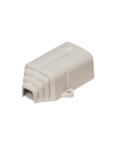 ข้อต่อมุม Mall duct Mall duct 40 ชนิด สีขาวขุ่น