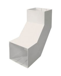 MK Duct Accessory Uchidai Magari No. 8 Cream