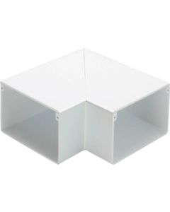 MK Duct Accessory Flat Magari No. 5 Type 70 White