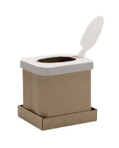 Corrugated cardboard Toilet 1ชุด