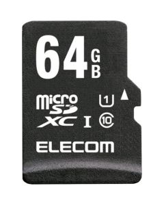 [ยกเลิก] การ์ดหน่วยความจำ Elecom microSDXC สำหรับกล้องแอคชั่นแคมเมราที่มีความทนทานสูง 64GB