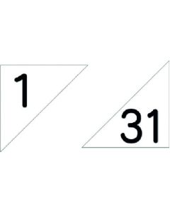 เลขที่ ชุดแม่เหล็กตัวเลขวันที่ 4S