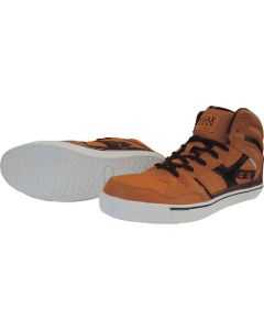 รองเท้าผ้าใบนิรภัยทรงสูง camel 26.5