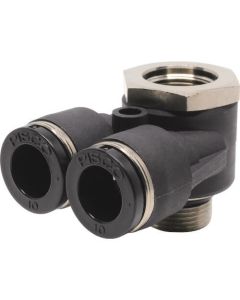 Main Block Outlet port Double Push-in Banjo