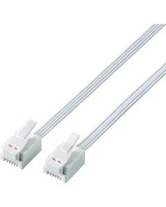 สายไฟโมดูลาร์ป้องกันการหักของตะปู 1.0 ม. สีขาว