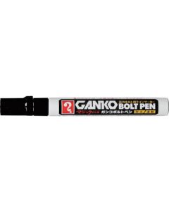 GANKO ปากกาลูกลื่น อักษรกลาง สีดำ