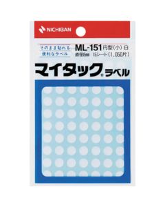 MY TACK Dot Label สีขาว